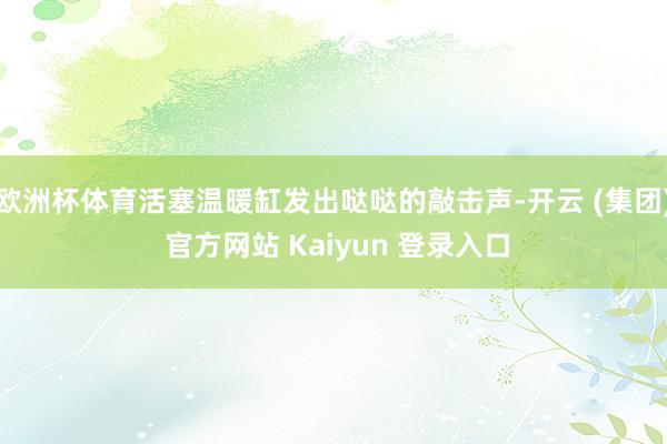 欧洲杯体育活塞温暖缸发出哒哒的敲击声-开云 (集团) 官方网站 Kaiyun 登录入口