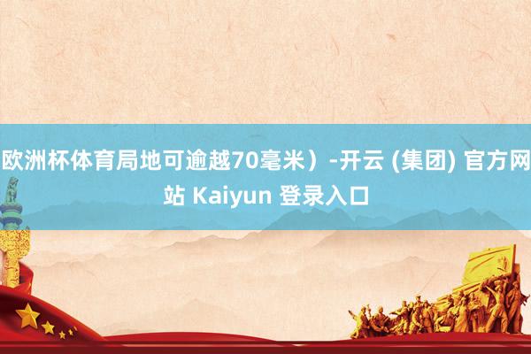 欧洲杯体育局地可逾越70毫米）-开云 (集团) 官方网站 K