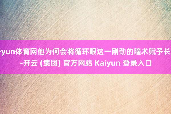 开yun体育网他为何会将循环眼这一刚劲的瞳术赋予长门-开云 (集团) 官方网站 Kaiyun 登录入口